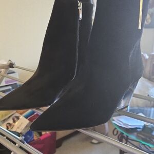 Franco Sarto Black Heeled Boots